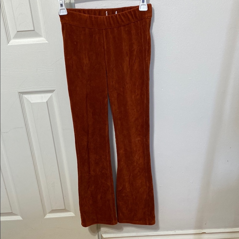 Rust Flare Pants
